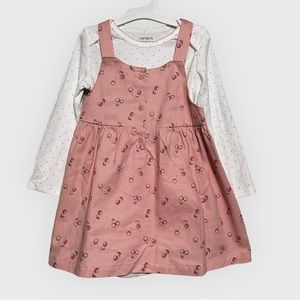 Carter's Just One You® Baby Girls' Cherry Coordinate Set - Pink
